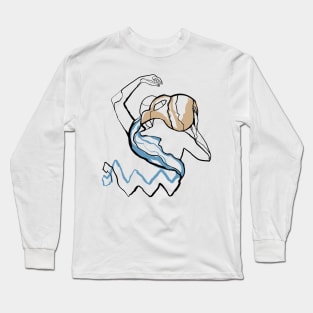 Single Line - Aquarius Long Sleeve T-Shirt